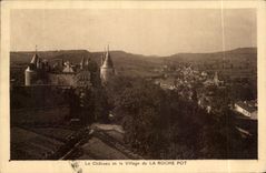 CPA the Castle and the Village of the Rock Pot