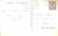 CPA Mans Church Saint Benoit