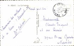 CPA Rheims the Cathedral