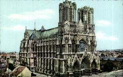 CPA Rheims the Cathedral Of Rheims