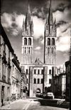 CPSM Caen Eglise Abbatiale Saint Etienne Facade et Tours de l'Epoque de Guillaume le Conquerant