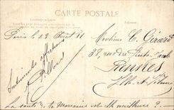 CPA Paris Avenue of the Large army