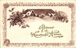 CPA Fantaisie Bonne annee