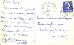 CPA Fantaisie Bonne annee