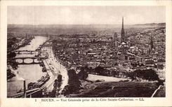 CPA Rouen View taken of the Dimension Sainte Catherine