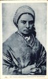CPA Bernadette authentic Soubirous Portrait