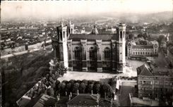 CPA Lyon Basilica Notre Dame de Fourviere and the City