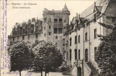 CPA Nantes the Castle Interior Court