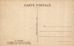 CPA Lourdes the Basilica Seen of the meadow of the Cave