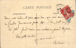 CPA Lourdes the View from above Basilica