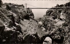 CPA Constantina el puente de Sidi y el tunel de Rhumel