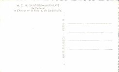 CPA Saint Germain En Laye Le Parterre L'Amcur et le Folie de Darbefeuille