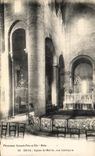 CPA Brive Church St Martin Seen Interior