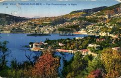 CPA Villefranche on Sea Panoramic View Roads