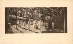 CPA Procession of children Religion