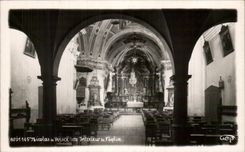 CPA St Nicolas de Veroce Interior of the church