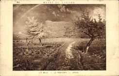 CPA Musee Du Louvre Millet Le Printemps 