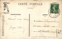 CPA Sight Five Sens Of the Militaria Soldier