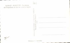 CPA Ajacio Statue Of hermanos de Napoleon 1r y sus cuatro