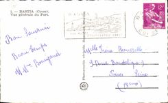 CPA Bastia View Of the Corsica Port Corsica