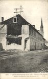 CPA the Great War Thann House bombardde in main street militaria