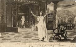 CPA Sainte Cecile Sainte Cecile en priere pour la Conversion de Valerien