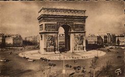 CPA Paris Et Ses Merveilles Place Et Arc de Triomphe de l'Etoile