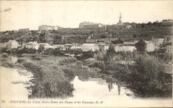 CPA Poitiers Clain Notre Dame of the Dunes and Barracks