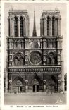 CPA Paris la catedral de Notre Dame
