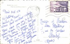 CPA Paris the night Crowns Montmartre Heart