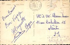 CPA Paris la tour Eiffel 