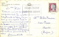 CPA Paris the Apse of the Nofre Cathedral Rams