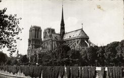 CPA Paris Notre Dame the Apse