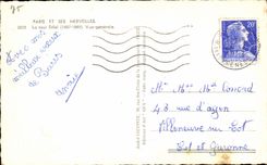 CPA Paris Et Ses Merveilles La tour Eiffel Vue generale