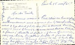 CPA Paris And Its Wonder and Palate of Luxembourg