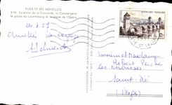 CPA Paris y sus maravillas el lugar la casa de campo de la armonia del vigilante el paladar de Luxemburgo y el lugar de la opera