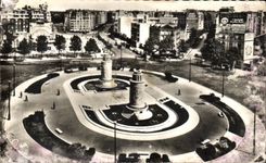 CPA Paris Fountains of the Gate of Saint Cloud