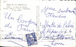 CPA Paris And Its Wonders the palate of Chaillot seen of the gardens