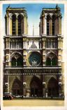 CPA Paris Notre Dame the frontage
