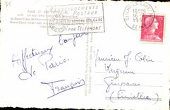 CPA Paris And Its Wonders the Eiffel tower of the Sacring Heart of Montmartre Notre Dame