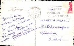 CPA Paris Notre Dame and Gardens of Eveche