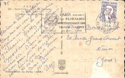 CPA Paris Notre Dame the Arc Triumphs Operates It the Sacring Heart