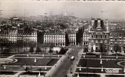CPA Paris Panorama seen of the Roofs of Louvre