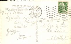 CPA Wonders the Palate of Chaillot seen of the Paris gardens