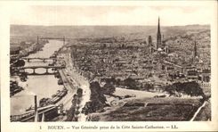 CPA Rouen View Taken of the Dimension Sainte Catherine