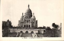 CPA Paris La Basilique du Sacre Coeur