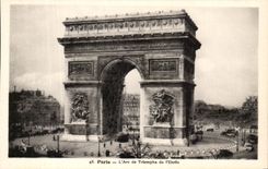 CPA Paris L'Arc De Triomphe de l'Etoile