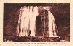 CPA the Mount Gilds and Bourboule Cascade of Verniere