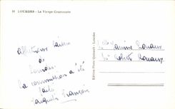 CPA Lourdes the Couronnee Virgin