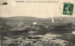 CPA Saint Mihiel the Tower of the Devil View Of the Barracks of Militaria Infantry